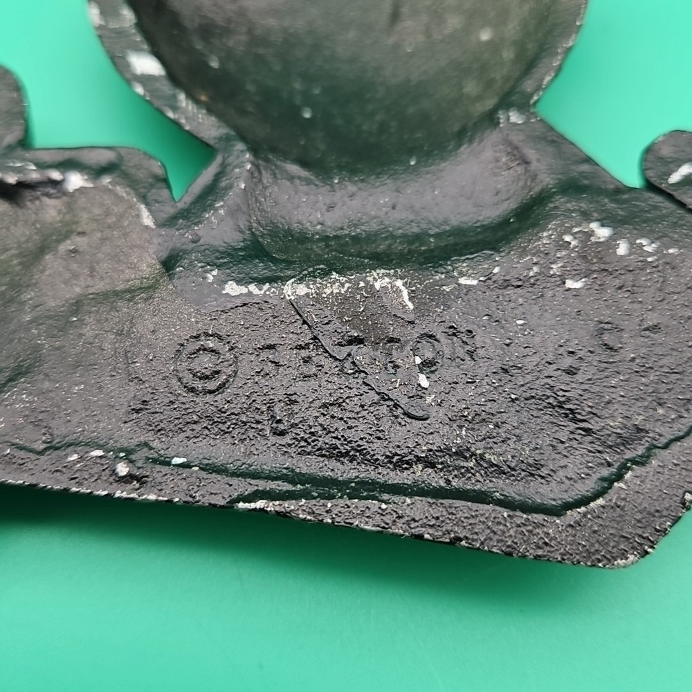 Sexton‎ Potbelly Stove Kettle Wood Metal Wall Plaque USA 804 Cast Aluminum VTG - Picture 7 of 7